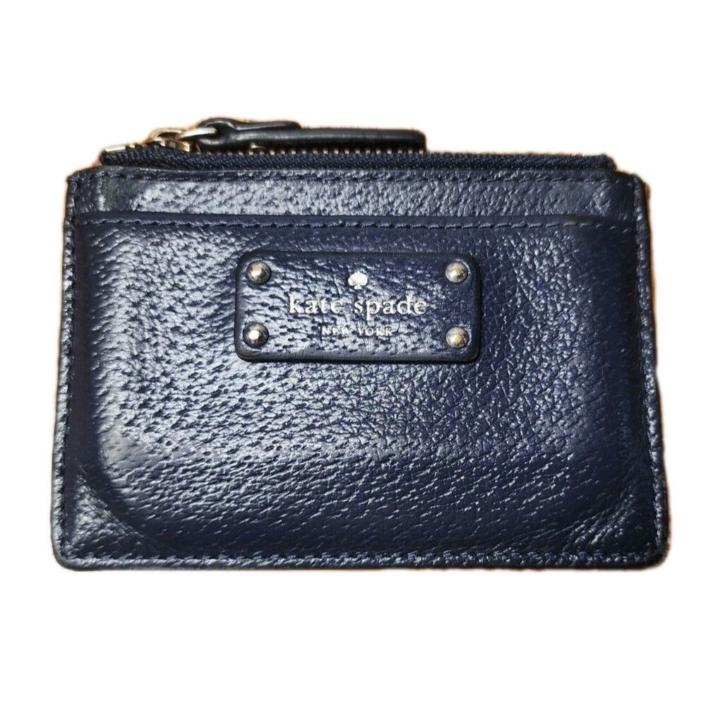 Kate Spade Small Navy Blue Coin Wallet